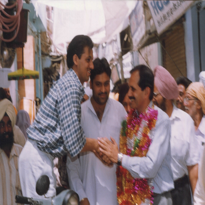 At native town in 1999