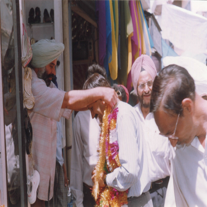 At native town in 1999