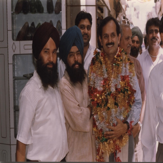 At native town in 1999