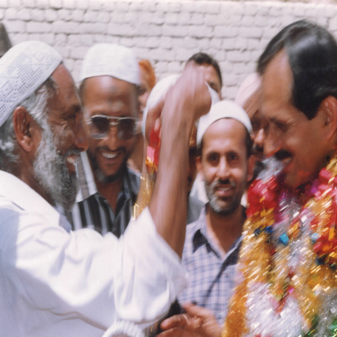 At native town in 1999