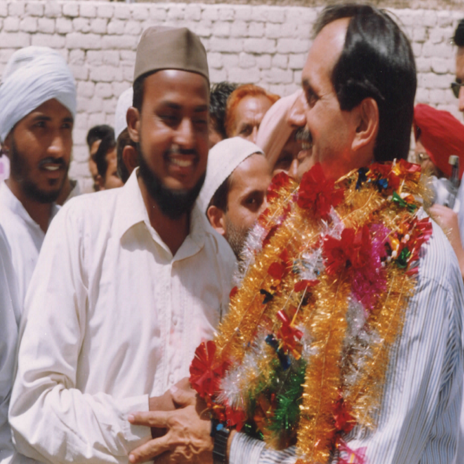 At native town in 1999