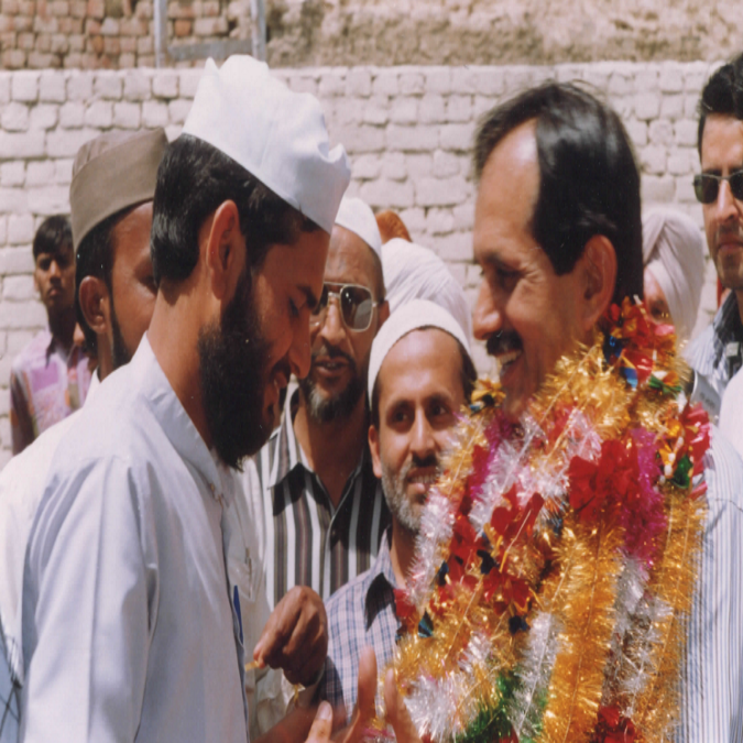 At native town in 1999