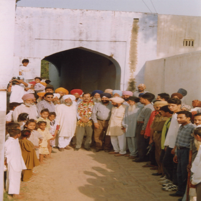 At native town in 1999