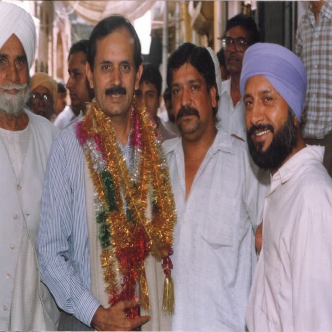 At native town in 1999